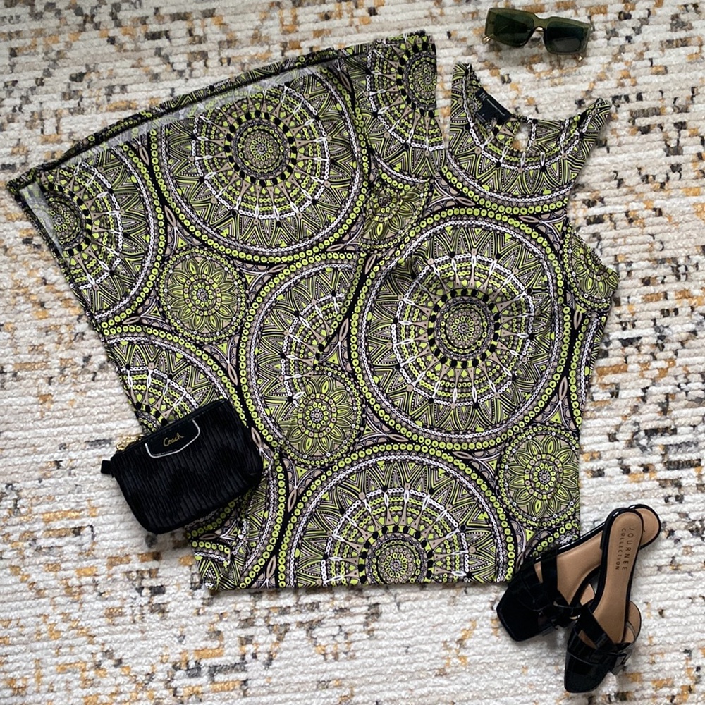 INC TRIBAL PRINT MAXI DRESS